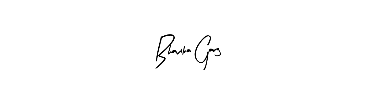 Use a signature maker to create a handwritten signature online. With this signature software, you can design (Arty Signature) your own signature for name Bhavika Garg. Bhavika Garg signature style 8 images and pictures png