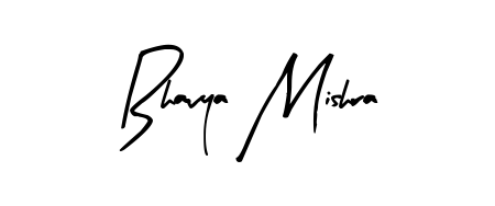 A modern signature idea for name Bhavya Mishra using Arty Signature font. Clean strokes and elegant curves make it stand out instantly. Bhavya Mishra signature style 8 images and pictures png
