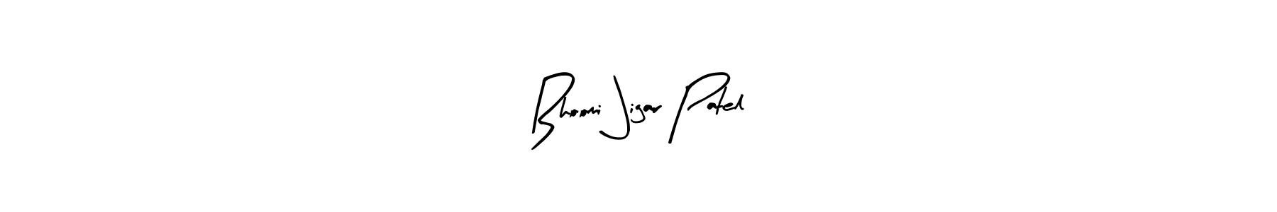 You should practise on your own different ways (Arty Signature) to write your name (Bhoomi Jigar Patel) in signature. don't let someone else do it for you. Bhoomi Jigar Patel signature style 8 images and pictures png