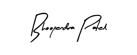 The Arty Signature typeface gives name Bhoopendra Patel a refined look. Suitable for certificates, diplomas, and official verification. Bhoopendra Patel signature style 8 images and pictures png