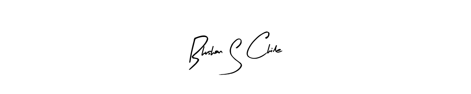 How to make Bhushan S Chile signature? Arty Signature is a professional autograph style. Create handwritten signature for Bhushan S Chile name. Bhushan S Chile signature style 8 images and pictures png
