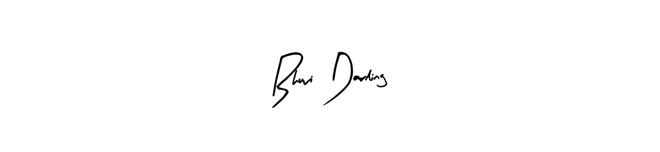 Create a beautiful signature design for name Bhuvi Darling. With this signature (Arty Signature) fonts, you can make a handwritten signature for free. Bhuvi Darling signature style 8 images and pictures png