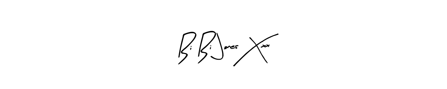 Use a signature maker to create a handwritten signature online. With this signature software, you can design (Arty Signature) your own signature for name Bi Bi Jones Xxx. Bi Bi Jones Xxx signature style 8 images and pictures png