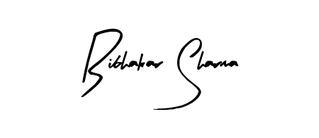 A modern signature idea for name Bibhakar Sharma using Arty Signature font. Clean strokes and elegant curves make it stand out instantly. Bibhakar Sharma signature style 8 images and pictures png