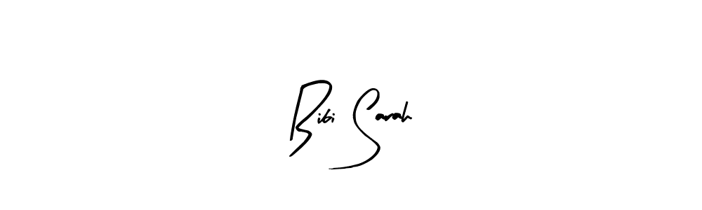 Design your own signature with our free online signature maker. With this signature software, you can create a handwritten (Arty Signature) signature for name Bibi Sarah. Bibi Sarah signature style 8 images and pictures png