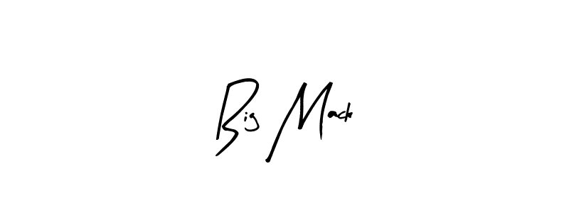 How to make Big Mack name signature. Use Arty Signature style for creating short signs online. This is the latest handwritten sign. Big Mack signature style 8 images and pictures png