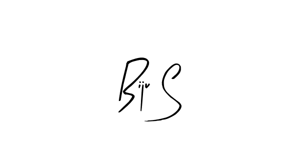 You should practise on your own different ways (Arty Signature) to write your name (Biju S) in signature. don't let someone else do it for you. Biju S signature style 8 images and pictures png