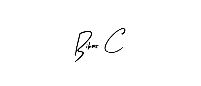 Design your own signature with our free online signature maker. With this signature software, you can create a handwritten (Arty Signature) signature for name Bikas C. Bikas C signature style 8 images and pictures png