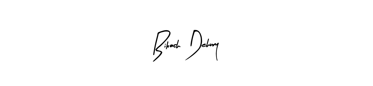 How to make Bikash Dehury name signature. Use Arty Signature style for creating short signs online. This is the latest handwritten sign. Bikash Dehury signature style 8 images and pictures png