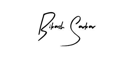 Get inspired by this graceful Arty Signature signature style for name Bikash Sarkar. Smooth loops and balanced proportions for everyday use. Bikash Sarkar signature style 8 images and pictures png