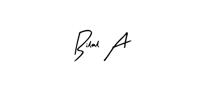 This is the best signature style for the Bilal A name. Also you like these signature font (Arty Signature). Mix name signature. Bilal A signature style 8 images and pictures png
