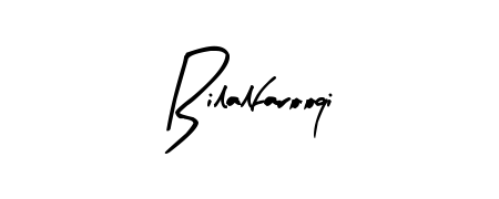 Create your official email sign-off with Bilalfarooqi name in Arty Signature style. Crisp, clean, and perfectly legible across all screens. Bilalfarooqi signature style 8 images and pictures png