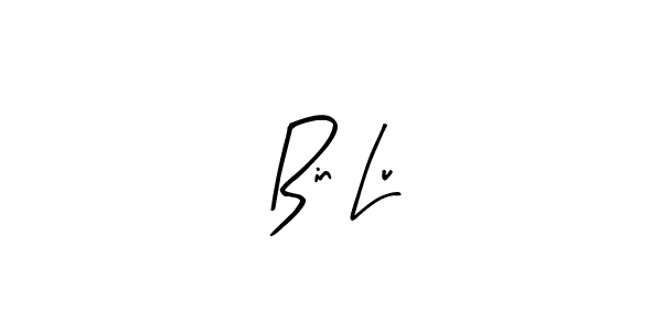 How to make Bin Lu signature? Arty Signature is a professional autograph style. Create handwritten signature for Bin Lu name. Bin Lu signature style 8 images and pictures png