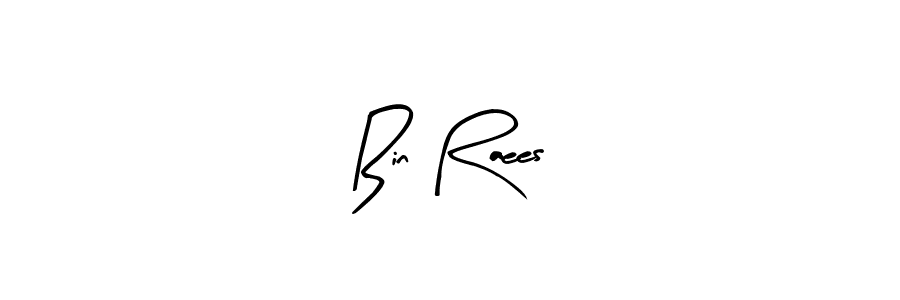 You should practise on your own different ways (Arty Signature) to write your name (Bin Raees) in signature. don't let someone else do it for you. Bin Raees signature style 8 images and pictures png