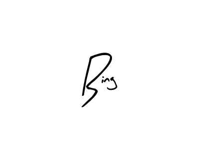 if you are searching for the best signature style for your name Bing. so please give up your signature search. here we have designed multiple signature styles  using Arty Signature. Bing signature style 8 images and pictures png