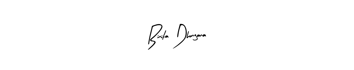 Create a beautiful signature design for name Binita Dhungana. With this signature (Arty Signature) fonts, you can make a handwritten signature for free. Binita Dhungana signature style 8 images and pictures png