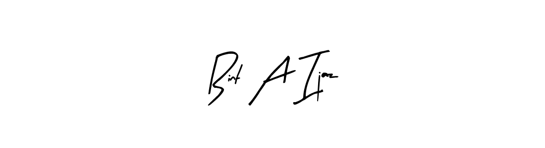 How to make Bint A Ijaz signature? Arty Signature is a professional autograph style. Create handwritten signature for Bint A Ijaz name. Bint A Ijaz signature style 8 images and pictures png