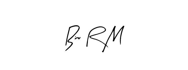 Binu R M stylish signature style. Best Handwritten Sign (Arty Signature) for my name. Handwritten Signature Collection Ideas for my name Binu R M. Binu R M signature style 8 images and pictures png