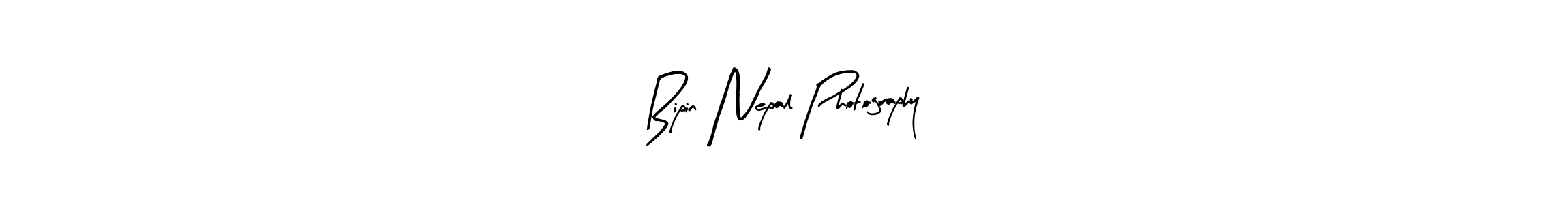 Create a beautiful signature design for name Bipin Nepal Photography. With this signature (Arty Signature) fonts, you can make a handwritten signature for free. Bipin Nepal Photography signature style 8 images and pictures png