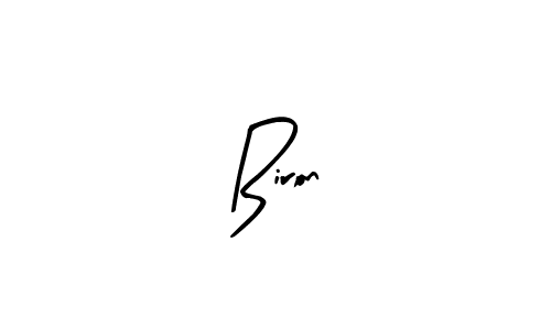 if you are searching for the best signature style for your name Biron. so please give up your signature search. here we have designed multiple signature styles  using Arty Signature. Biron signature style 8 images and pictures png
