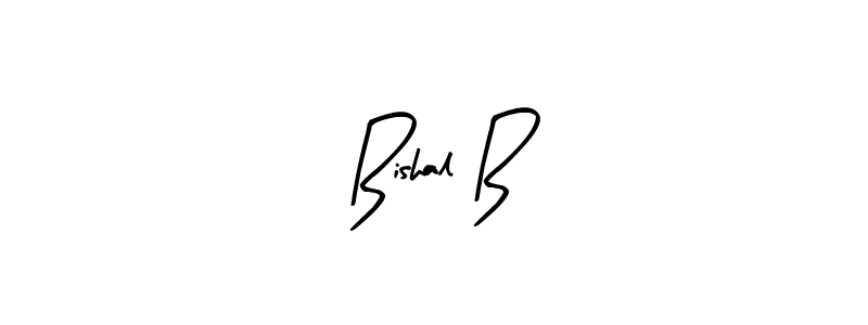Similarly Arty Signature is the best handwritten signature design. Signature creator online .You can use it as an online autograph creator for name Bishal B. Bishal B signature style 8 images and pictures png