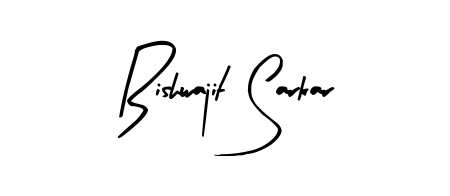 A modern signature idea for name Bishwajit Sarkar using Arty Signature font. Clean strokes and elegant curves make it stand out instantly. Bishwajit Sarkar signature style 8 images and pictures png