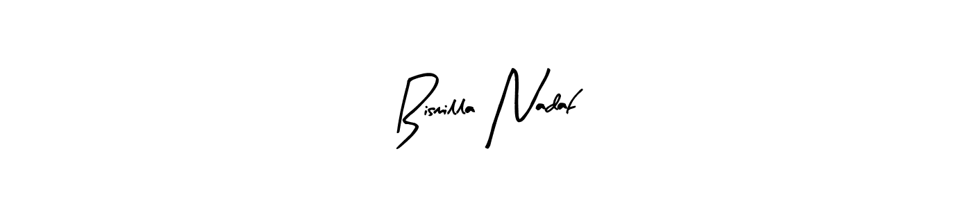 Also You can easily find your signature by using the search form. We will create Bismilla Nadaf name handwritten signature images for you free of cost using Arty Signature sign style. Bismilla Nadaf signature style 8 images and pictures png