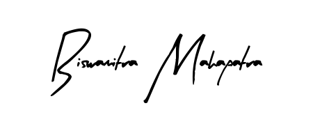 The Arty Signature handwriting style adds charm and authenticity to name Biswamitra Mahapatra. A wonderful choice for personal thank-you notes. Biswamitra Mahapatra signature style 8 images and pictures png