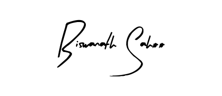 Enhance your business communications with Biswanath Sahoo signature in Arty Signature lettering. Clean, modern, and universally compatible. Biswanath Sahoo signature style 8 images and pictures png