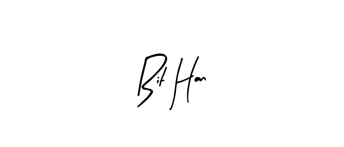 Similarly Arty Signature is the best handwritten signature design. Signature creator online .You can use it as an online autograph creator for name Bit Han. Bit Han signature style 8 images and pictures png