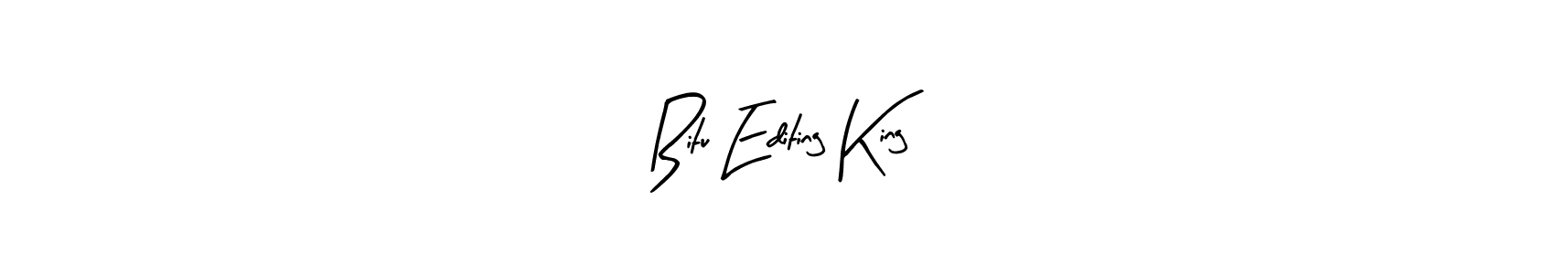 Design your own signature with our free online signature maker. With this signature software, you can create a handwritten (Arty Signature) signature for name Bitu Editing King. Bitu Editing King signature style 8 images and pictures png