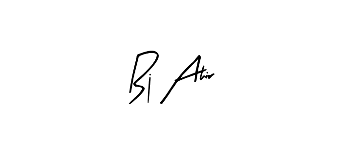 Here are the top 10 professional signature styles for the name Bj Ahir. These are the best autograph styles you can use for your name. Bj Ahir signature style 8 images and pictures png