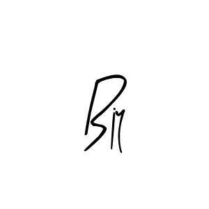 You should practise on your own different ways (Arty Signature) to write your name (Bjy) in signature. don't let someone else do it for you. Bjy signature style 8 images and pictures png