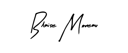The Arty Signature font transforms the name Blaise Moreau into an executive sign with sharp precision and distinguished character. Blaise Moreau signature style 8 images and pictures png