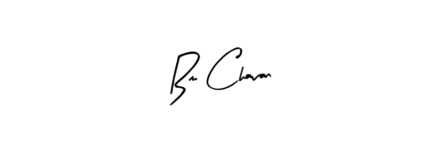 Design your own signature with our free online signature maker. With this signature software, you can create a handwritten (Arty Signature) signature for name Bm Chavan. Bm Chavan signature style 8 images and pictures png