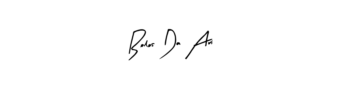 Create a beautiful signature design for name Bolos Da Ari. With this signature (Arty Signature) fonts, you can make a handwritten signature for free. Bolos Da Ari signature style 8 images and pictures png