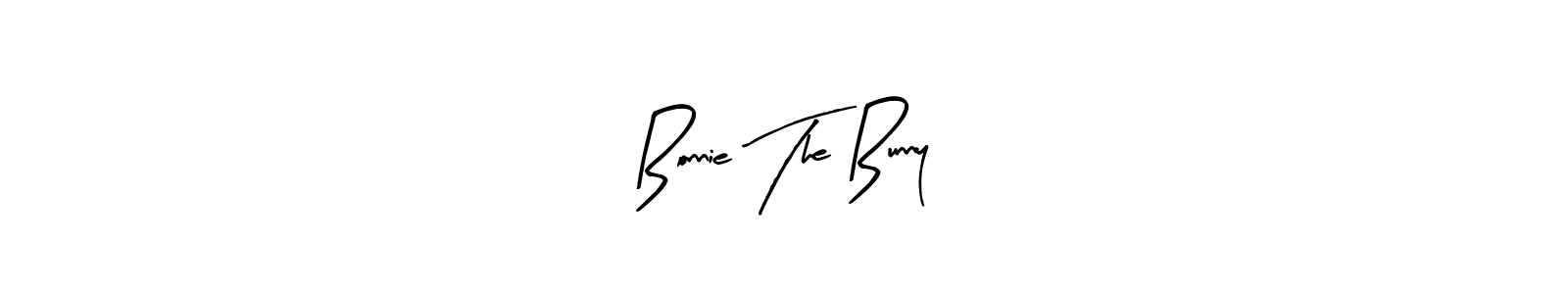 The best way (Arty Signature) to make a short signature is to pick only two or three words in your name. The name Bonnie The Bunny include a total of six letters. For converting this name. Bonnie The Bunny signature style 8 images and pictures png