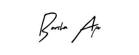 Explore multiple handwriting variations for Borsha Apu including this stunning Arty Signature design. Free to use across all platforms. Borsha Apu signature style 8 images and pictures png