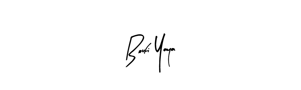 Also we have Boufi Yaya name is the best signature style. Create professional handwritten signature collection using Arty Signature autograph style. Boufi Yaya signature style 8 images and pictures png