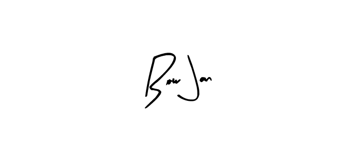 Design your own signature with our free online signature maker. With this signature software, you can create a handwritten (Arty Signature) signature for name Bow Jan. Bow Jan signature style 8 images and pictures png