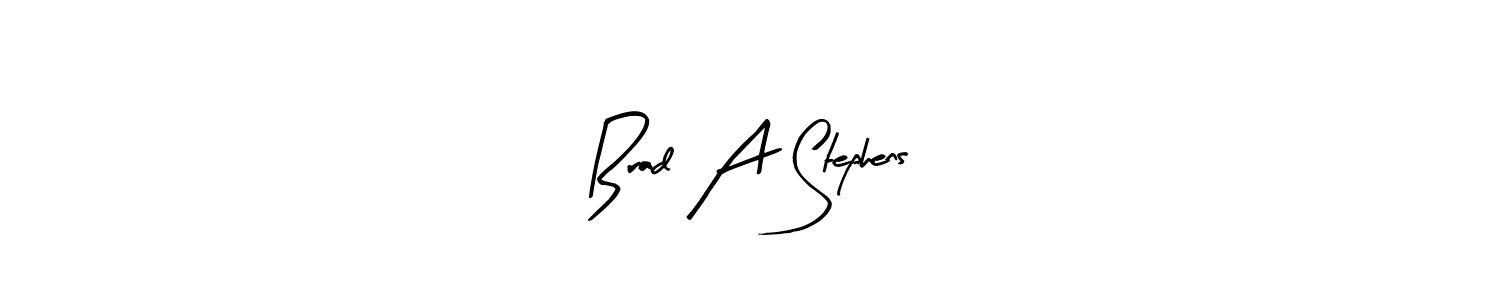 Here are the top 10 professional signature styles for the name Brad A Stephens. These are the best autograph styles you can use for your name. Brad A Stephens signature style 8 images and pictures png