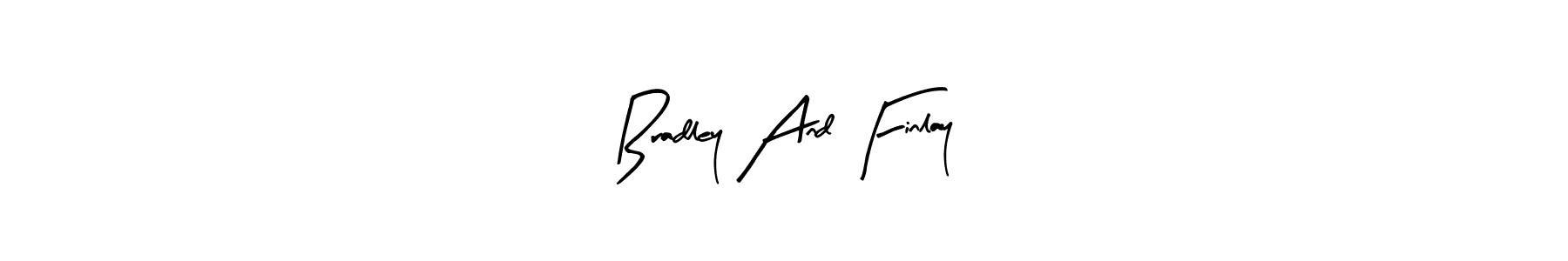 Bradley And Finlay stylish signature style. Best Handwritten Sign (Arty Signature) for my name. Handwritten Signature Collection Ideas for my name Bradley And Finlay. Bradley And Finlay signature style 8 images and pictures png