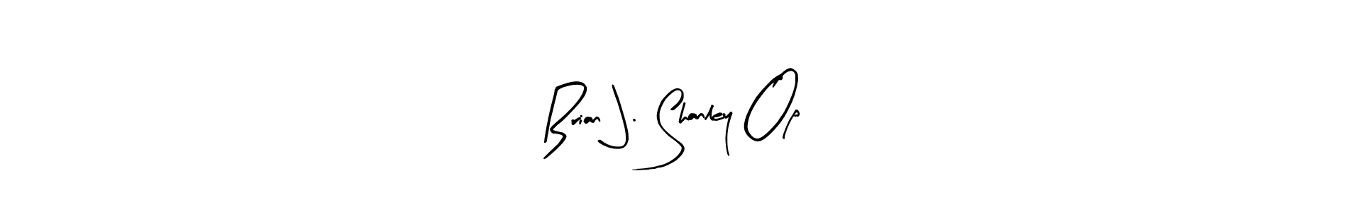 if you are searching for the best signature style for your name Brian J. Shanley Op. so please give up your signature search. here we have designed multiple signature styles  using Arty Signature. Brian J. Shanley Op signature style 8 images and pictures png