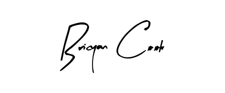 A modern signature idea for name Bricyan Cook using Arty Signature font. Clean strokes and elegant curves make it stand out instantly. Bricyan Cook signature style 8 images and pictures png