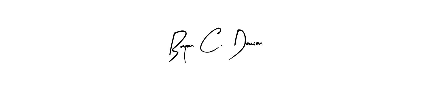 See photos of Bryan C. Damian official signature by Spectra . Check more albums & portfolios. Read reviews & check more about Arty Signature font. Bryan C. Damian signature style 8 images and pictures png