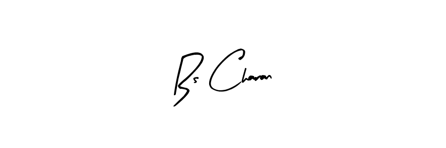 Make a beautiful signature design for name Bs Charan. With this signature (Arty Signature) style, you can create a handwritten signature for free. Bs Charan signature style 8 images and pictures png