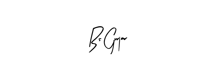 Design your own signature with our free online signature maker. With this signature software, you can create a handwritten (Arty Signature) signature for name Bs Gurjar. Bs Gurjar signature style 8 images and pictures png