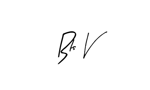 Design your own signature with our free online signature maker. With this signature software, you can create a handwritten (Arty Signature) signature for name Bts V. Bts V signature style 8 images and pictures png