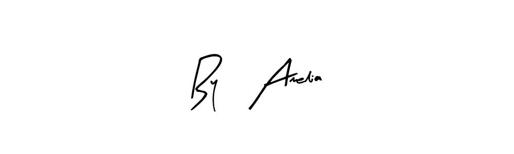 You can use this online signature creator to create a handwritten signature for the name By: Amelia. This is the best online autograph maker. By: Amelia signature style 8 images and pictures png