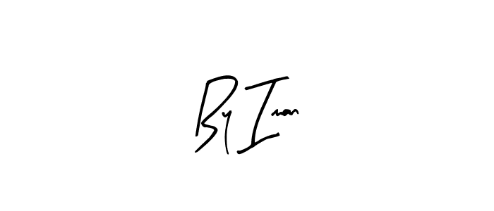 Create a beautiful signature design for name By Iman. With this signature (Arty Signature) fonts, you can make a handwritten signature for free. By Iman signature style 8 images and pictures png